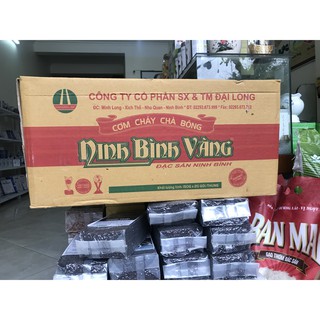 Thùng 20 gói cơm cháy chà bông Ninh Bình vàng 150g - Cơm cháy chà bông tẩm gia vị