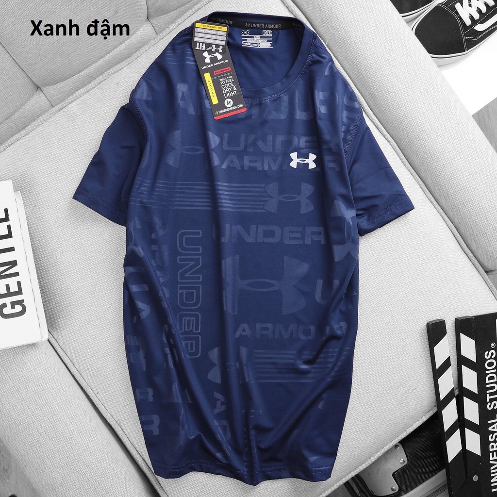 Áo thun nam thể thao cổ tròn thun lạnh, áo phông tay ngắn