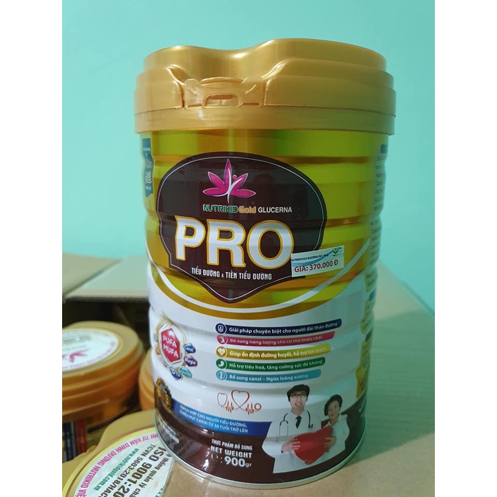 Sữa dành cho người tiểu đường Nutrikidgold 900g- dành cho người tiểu đường, tim mạch, huyết áp, ngừa loãng xương