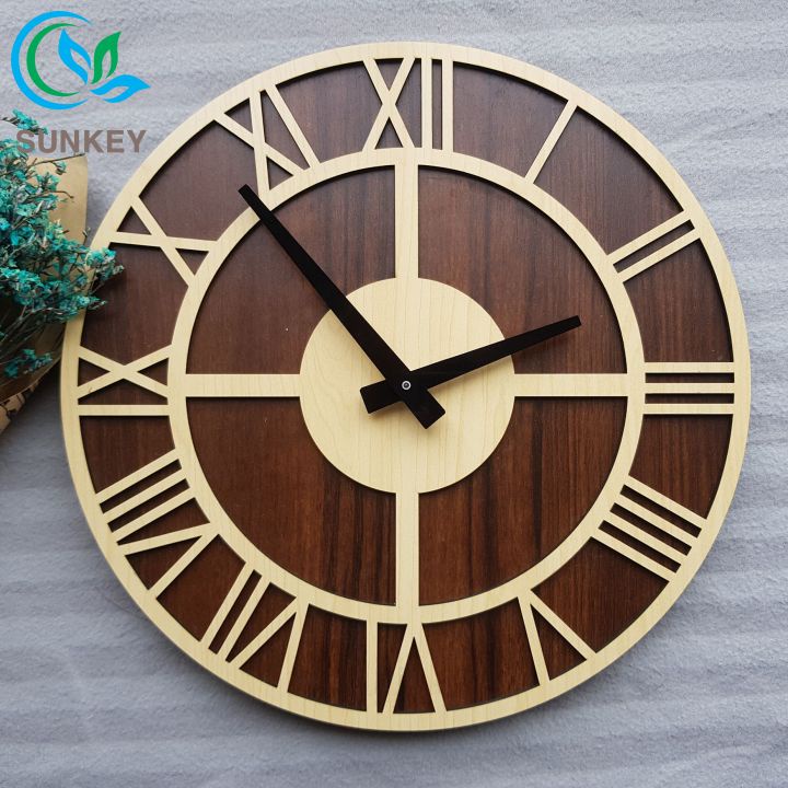 Đồng Hồ Treo Tường Trang Trí - Đường Kính 30cm - Trang Trí Tường, Nhà Cửa - Bảo Hành 1 Năm