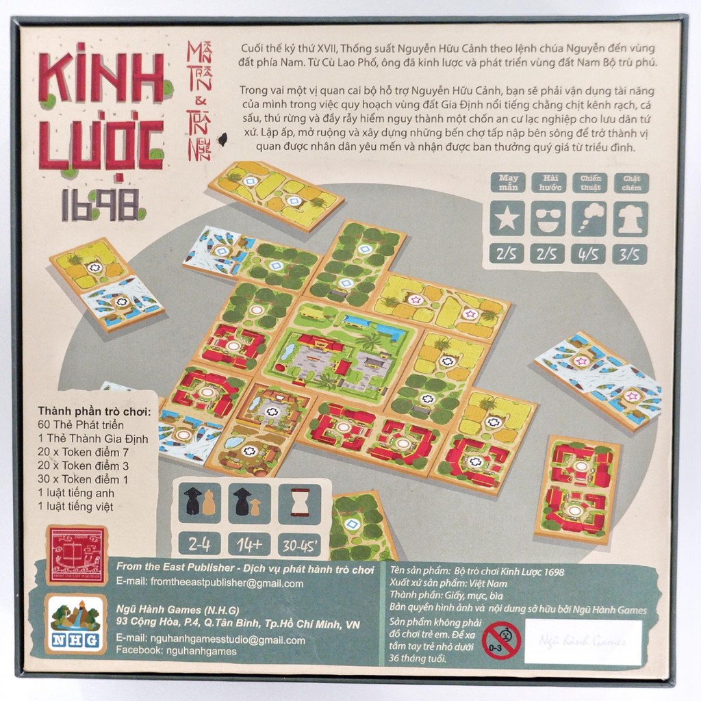 Board Game Chiến Thuật Kinh Lược Ngũ Hành Games