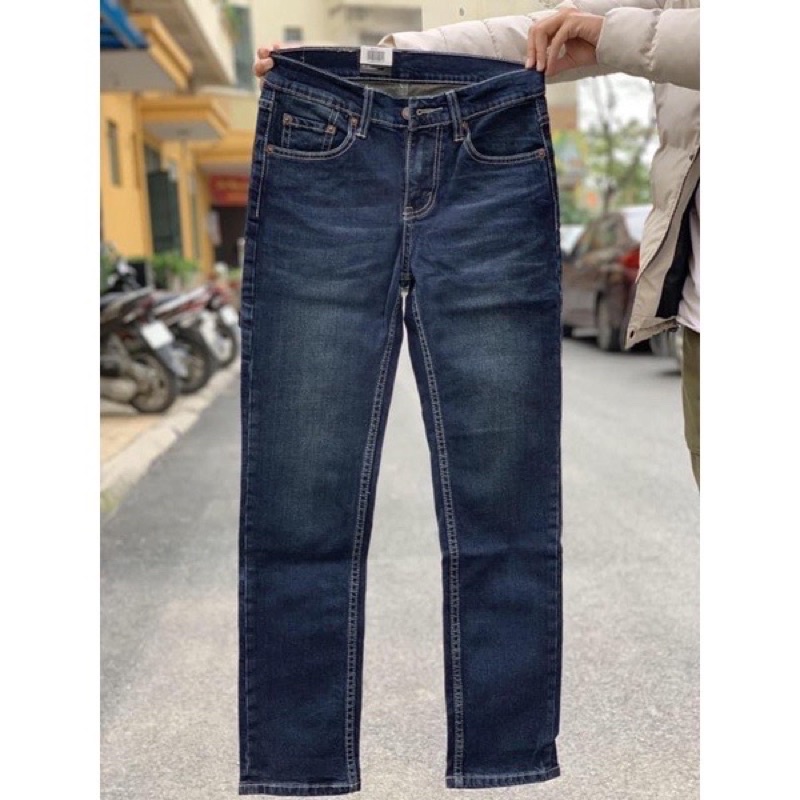 Quần jean nam ⚡ 𝗦𝗔𝗟𝗘 𝟮𝟰% ⚡ Quần bò vnxk 02 màu, slimfit, ống đứng chất đẹp co giãn, mẫu mới nhất 2021