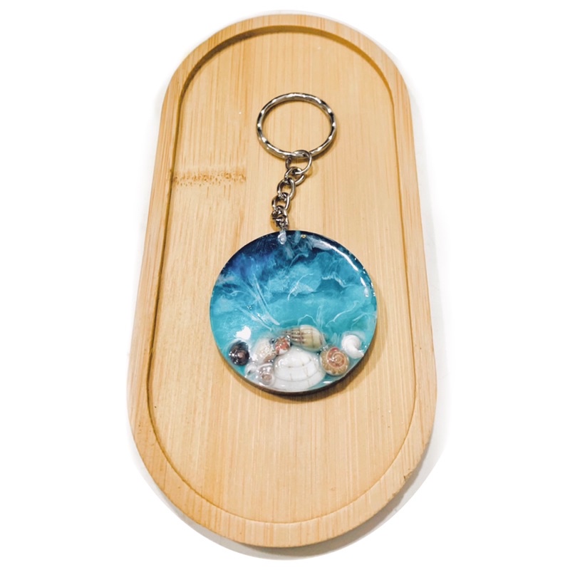 Móc khoá Đảo Island làm bằng resin