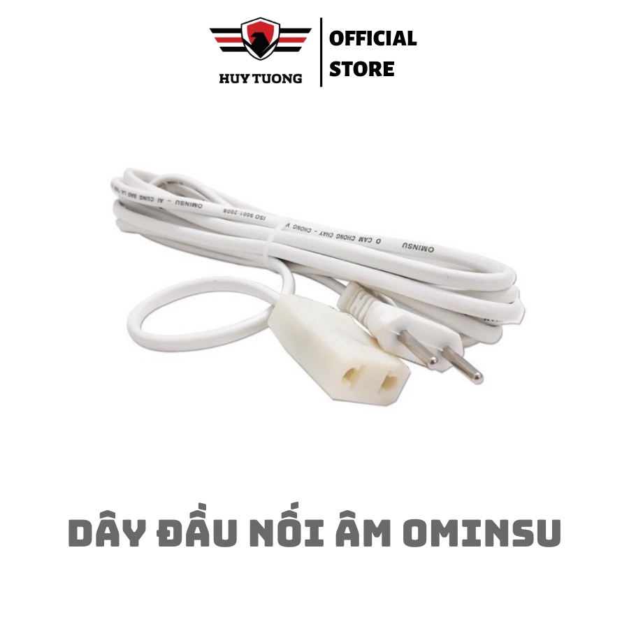 Dây đầu nối âm Huy Tưởng Ominsu 2000W dài 4m5 và 2m5 an toàn tiện dụng cao cấp
