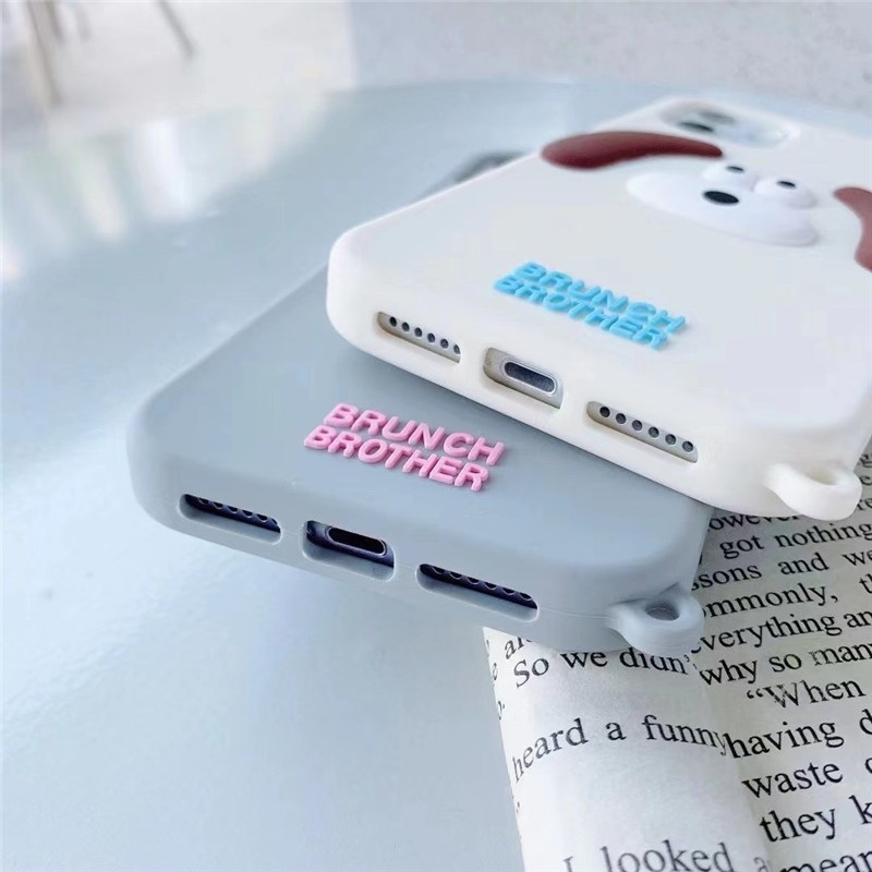 Ốp Lưng Silicone Hình Chú Thỏ Đáng Yêu Cho Iphone 13 12 Pro Max 12mini 11 Pro Max I6 6s 7 8 Plus X Xr Xs Max