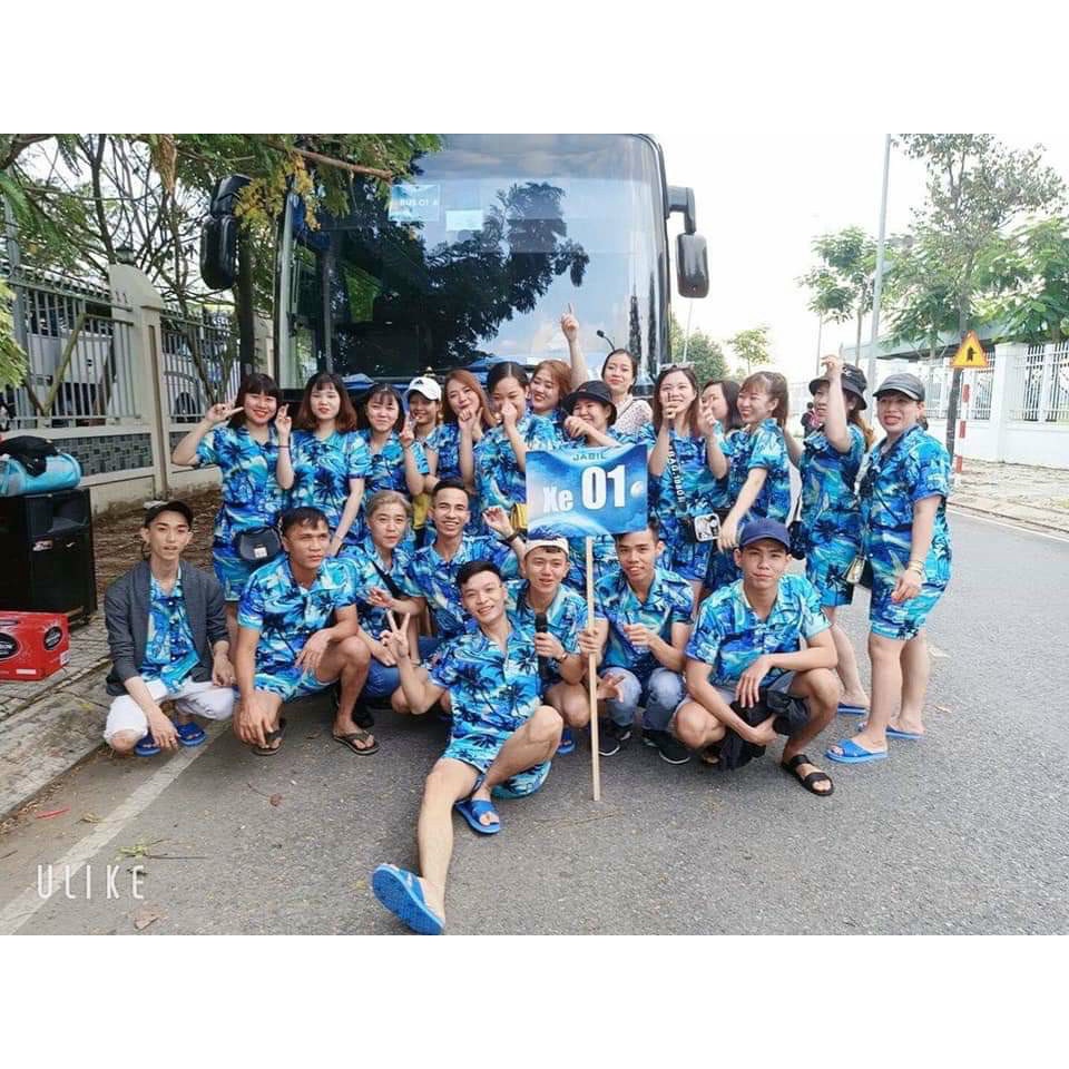 Set Đồ Bộ Nam Nữ Đi Biển Hawaii Kate Thái Cao Cấp