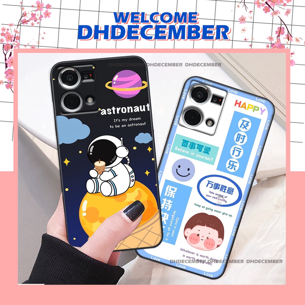 Ốp lưng Oppo RENO 7 4G - RENO 8 4G - BẢO VỆ CAMERA in hình 3D GẤU cute be@r, soda, happy day cực hot ,thời thượng