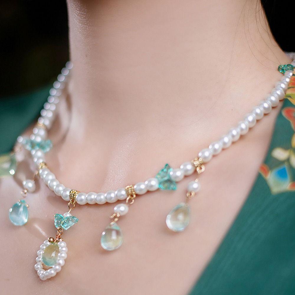 Vòng Cổ Hán Phục Phong Cách Trung Hoa Ngọt Ngào Dành Cho Nữ