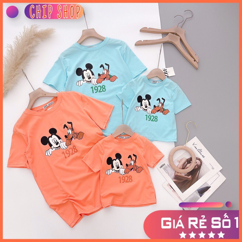 ÁO ĐÔI MẸ VÀ BÉ MICKEY 1928 CỰC ĐÁNG YÊU