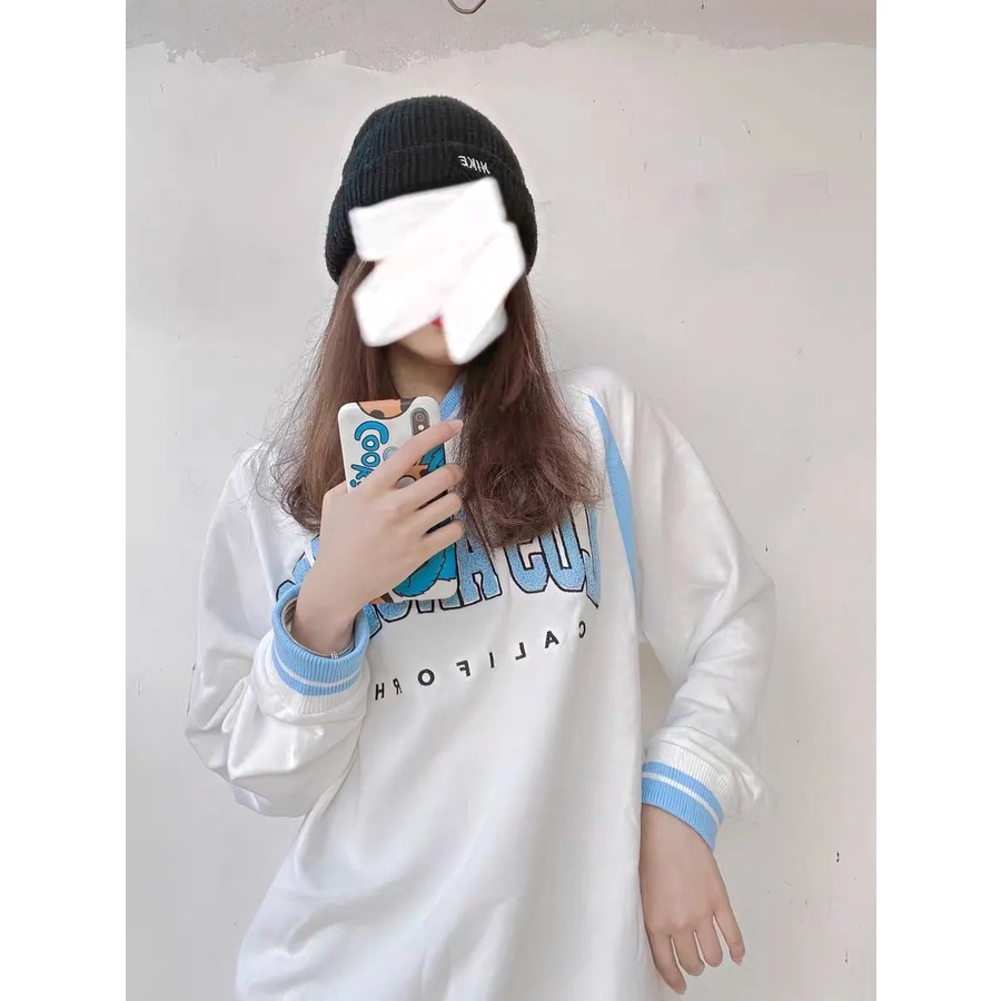 Áo Dài Tay Có Mũ Thời Trang Hàn quốc cho nữ