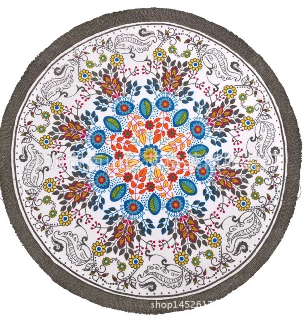 Khăn tròn Tapestry trang trí