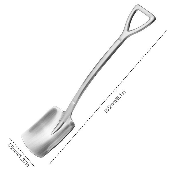 Muỗng Cà Phê Bằng Thép Không Gỉ 304 Thiết Kế Cổ Điển Thời Trang