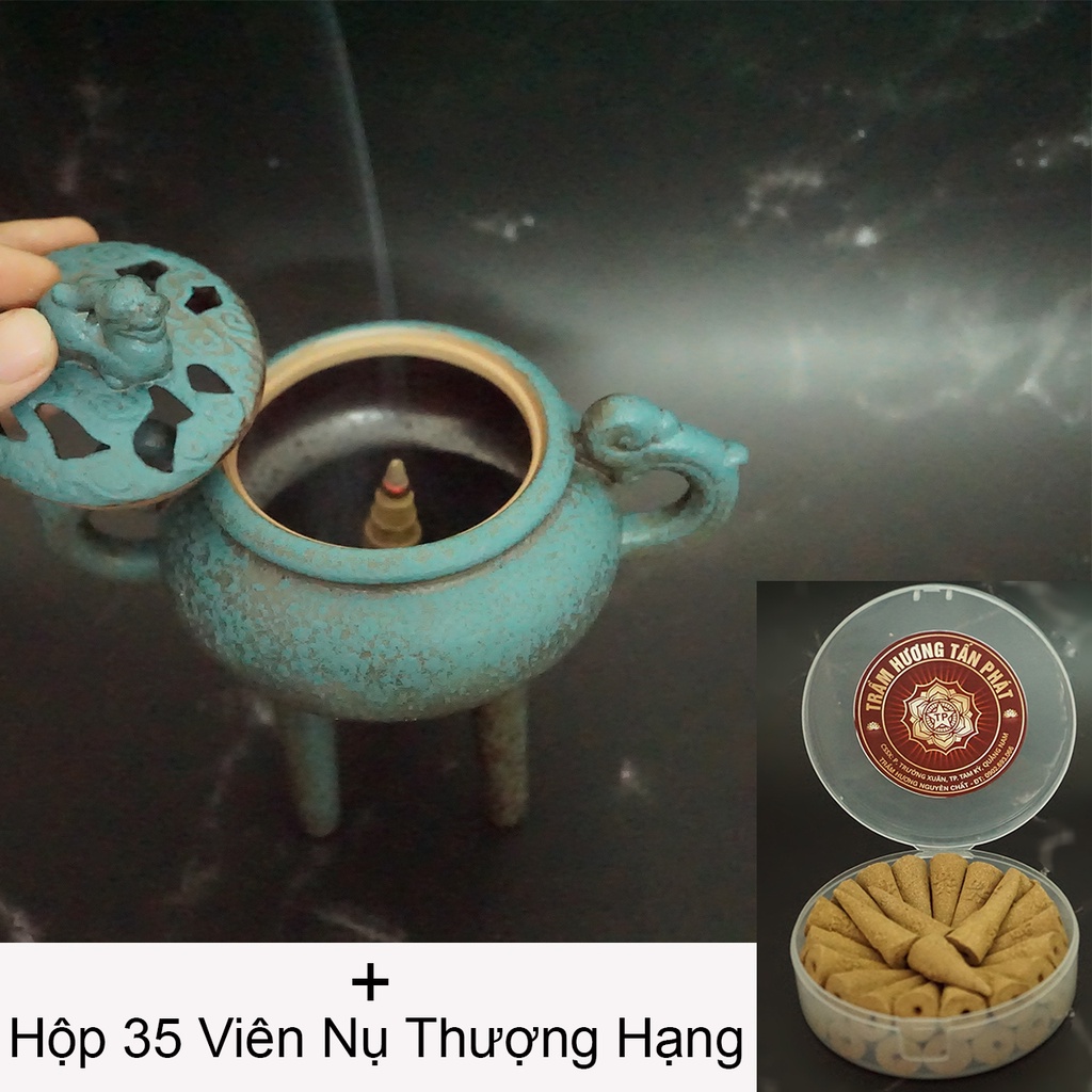Đỉnh Xông Trầm Hương Tỳ Hưu Cao Cấp cực đẹp