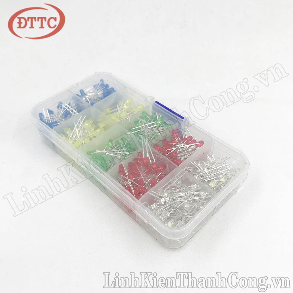 Combo 500 Chiếc Led 3mm 5 Màu