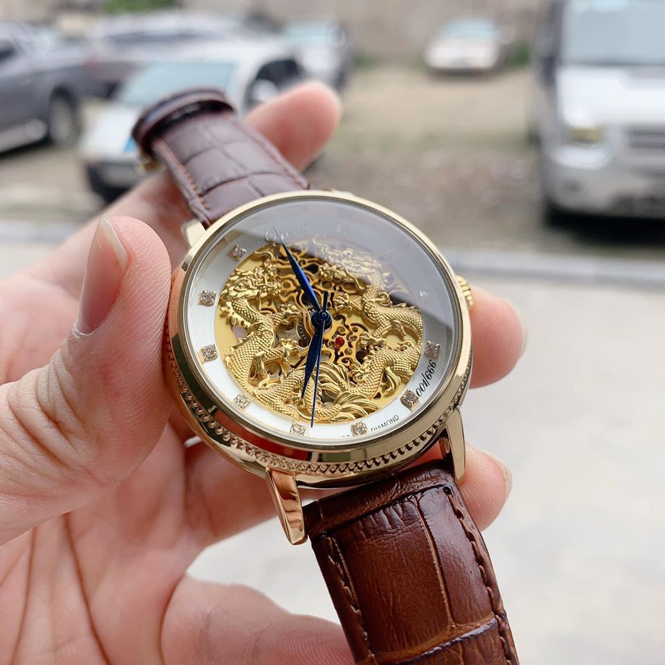 Đồng hồ cơ tự động Bát Mã, dành cho các anh nam tính mạnh mẽ mang lại phong thủy tài lộc may mắn cho chủ nhân | BigBuy360 - bigbuy360.vn