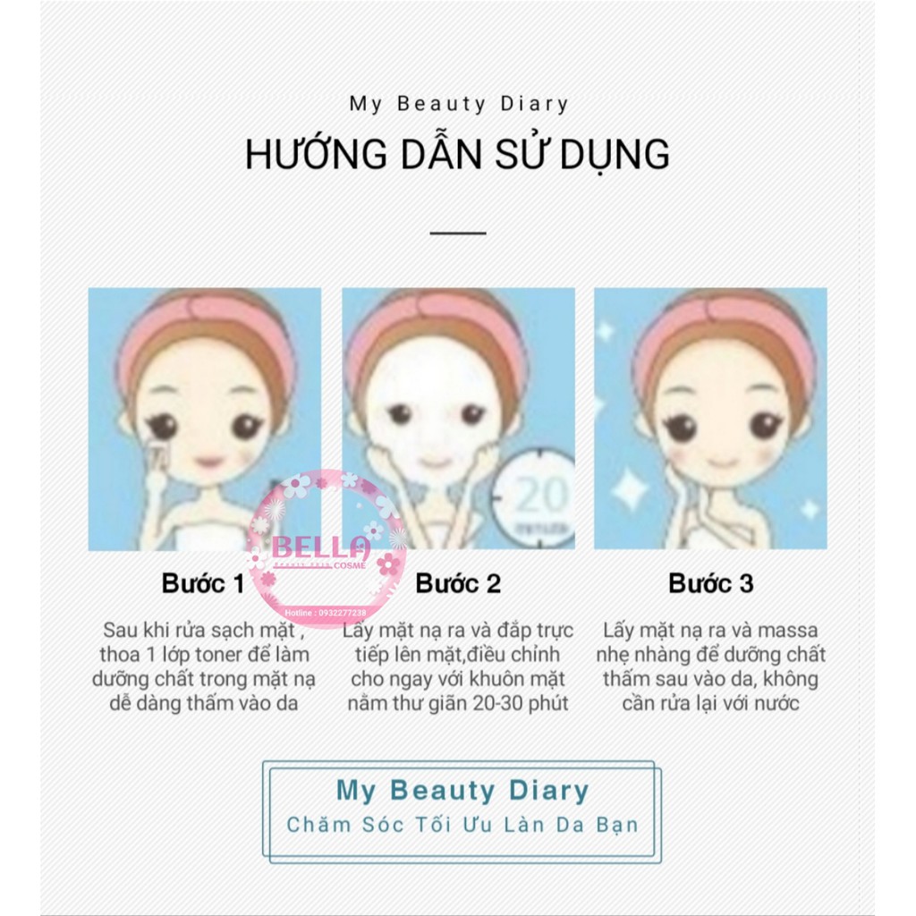 Mặt Nạ My Beauty Diary Ngọc Trai Hoàng Gia – Trắng Sáng