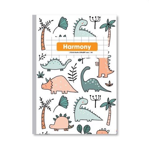 [Mã LIFEBOOK2 giảm 10% đơn 0Đ] Sổ ghim A4 Hải Tiến Harmony 300 trang 3606 có lề (210x297mm)