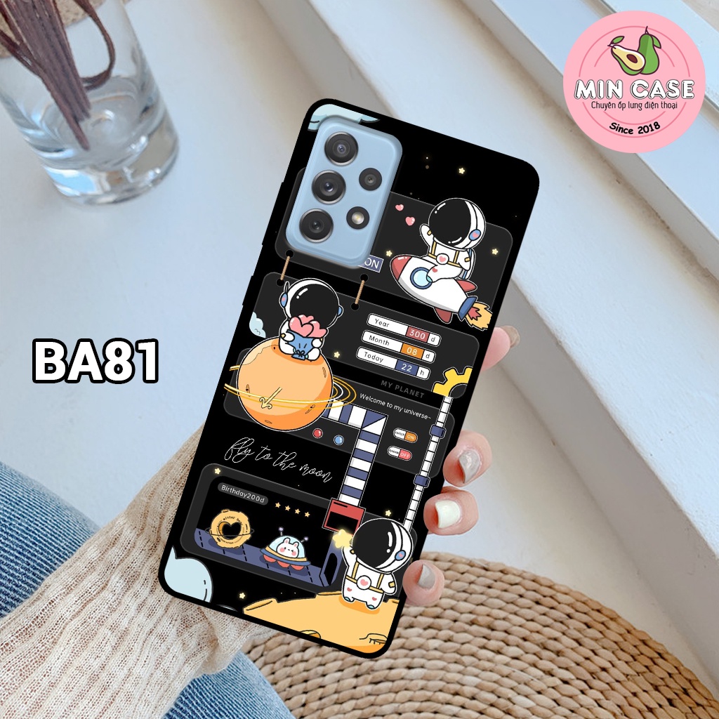 Ốp lưng điện thoại Samsung A33 / A23 / A53 / A13 / A32 4G/ A52/ A52s/ A72 in hình vũ trụ phi hành gia dễ thương cute