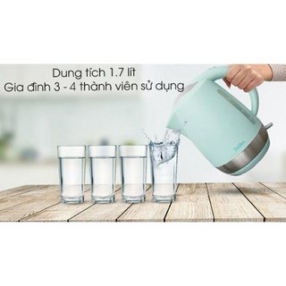Bình siêu tốc Delites 1.7 lít ST17P03 Xanh
