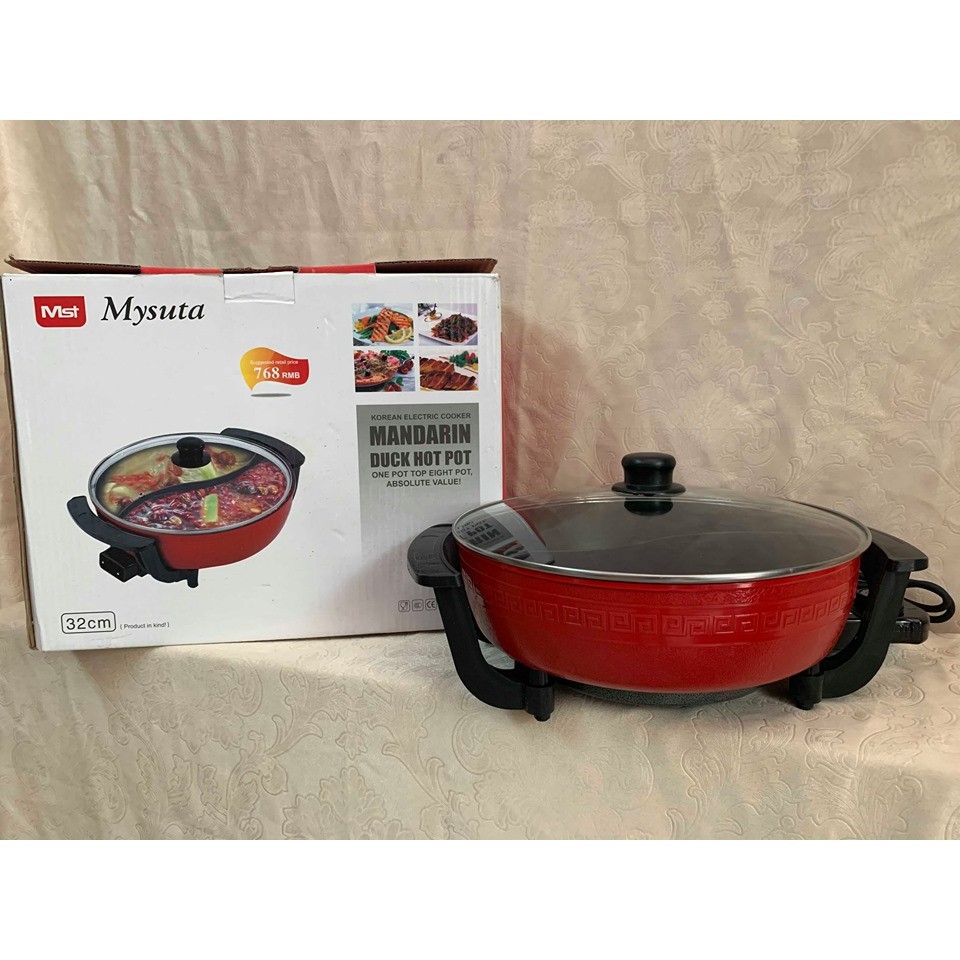 Nồi lẩu điện 2 ngăn Mysuta - BX0355