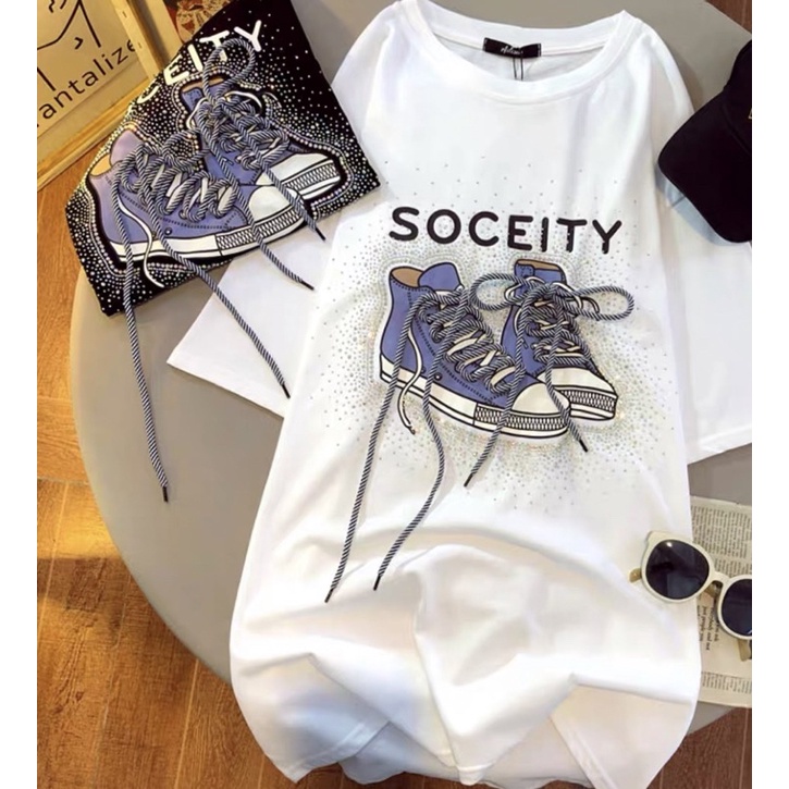 Áo phông SOCEI đôi giày TTA769