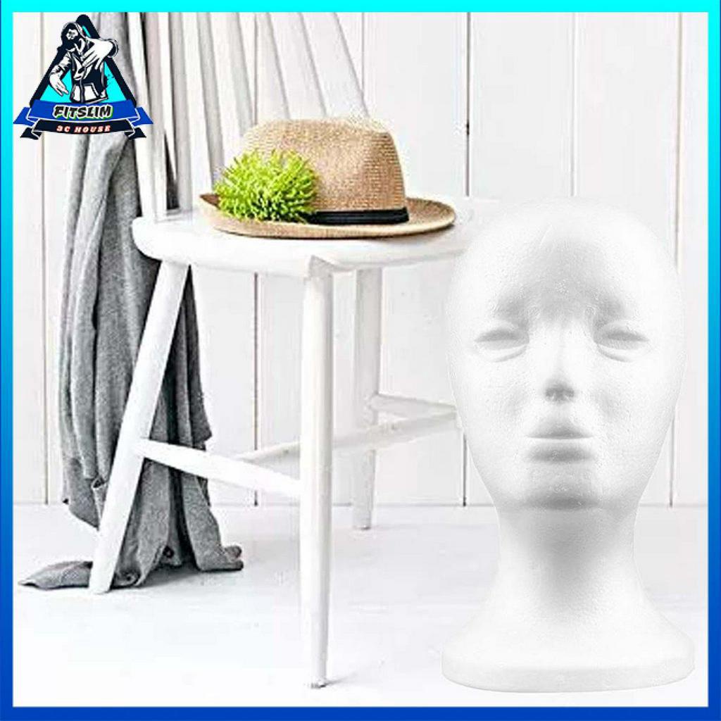 Đầu Ma Nơ Canh Nữ Bằng Xốp Chuyên Dụng Cho Trưng Bày Tóc Giả
