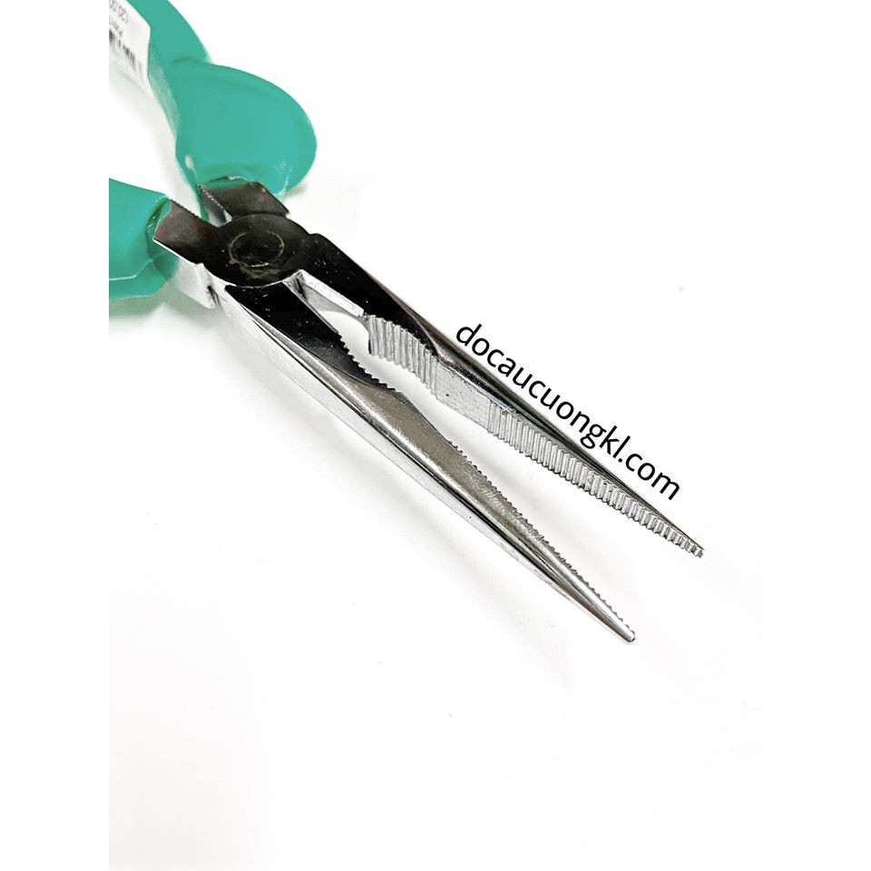 Kìm N8 mũi trắng cán xanh lá to dầy