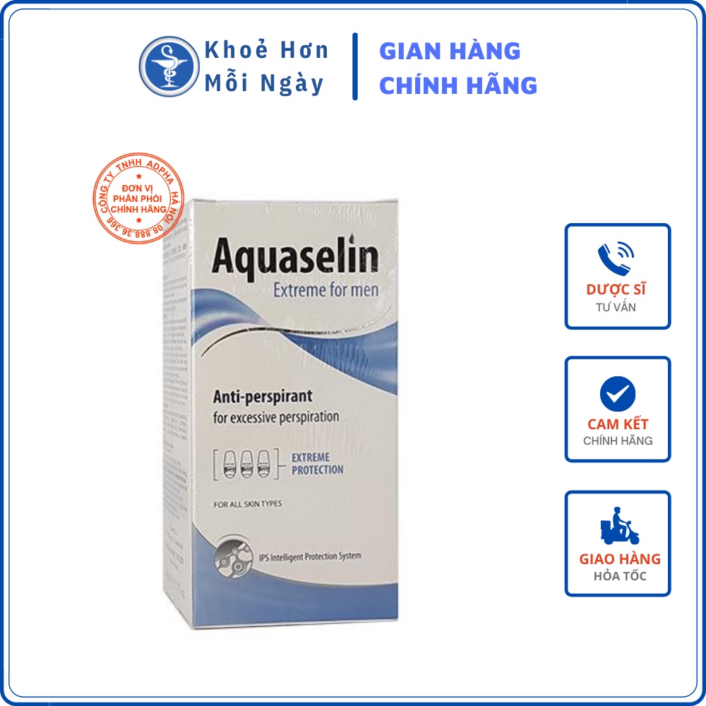 Aquaselin extreme for men - Lăn nách cho nam giới ra nhiều mồ hôi