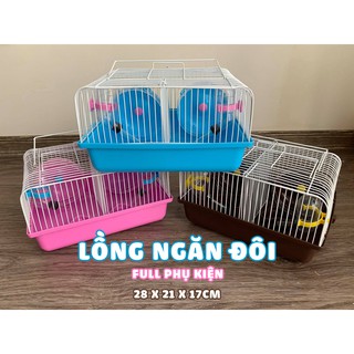 Lồng ngăn đôi Hamster