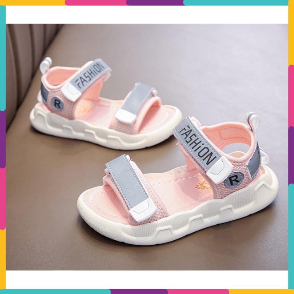 Sandal bé gái sandal bé trai Dép Trẻ Em Siêu Đẹp Đi Nhẹ Êm Chân Thiết Kế Đơn Giản Phong Cách Hàn Quốc