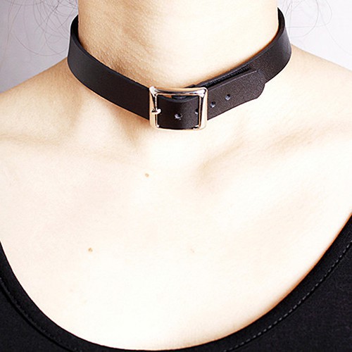 Vòng Sát Cổ Choker Dạng Thắt Lưng Da Nhân Tạo Nữ Trang Dành Cho Câu Lạc Bộ Nữ Sinh Nhật Làm Quà Tặng
