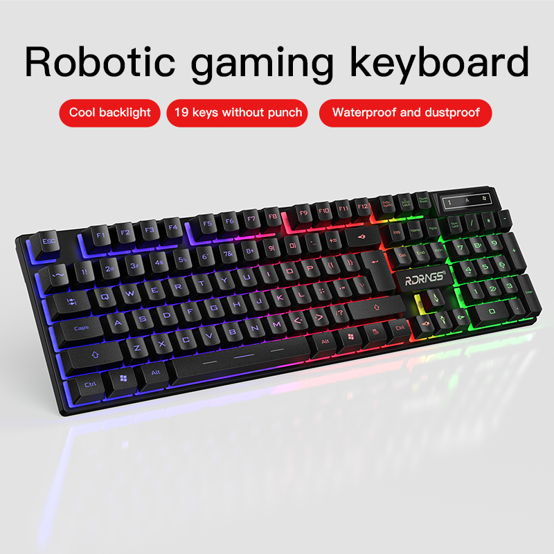 Bàn Phím Cơ Gaming Niye K803 Tích Hợp Đèn Led Cầu Vồng Đẹp Mắt | BigBuy360 - bigbuy360.vn