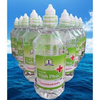 Combo 20 chai nước muối sinh lý vĩnh phúc 500ml - hoặc 12 chai 1lít