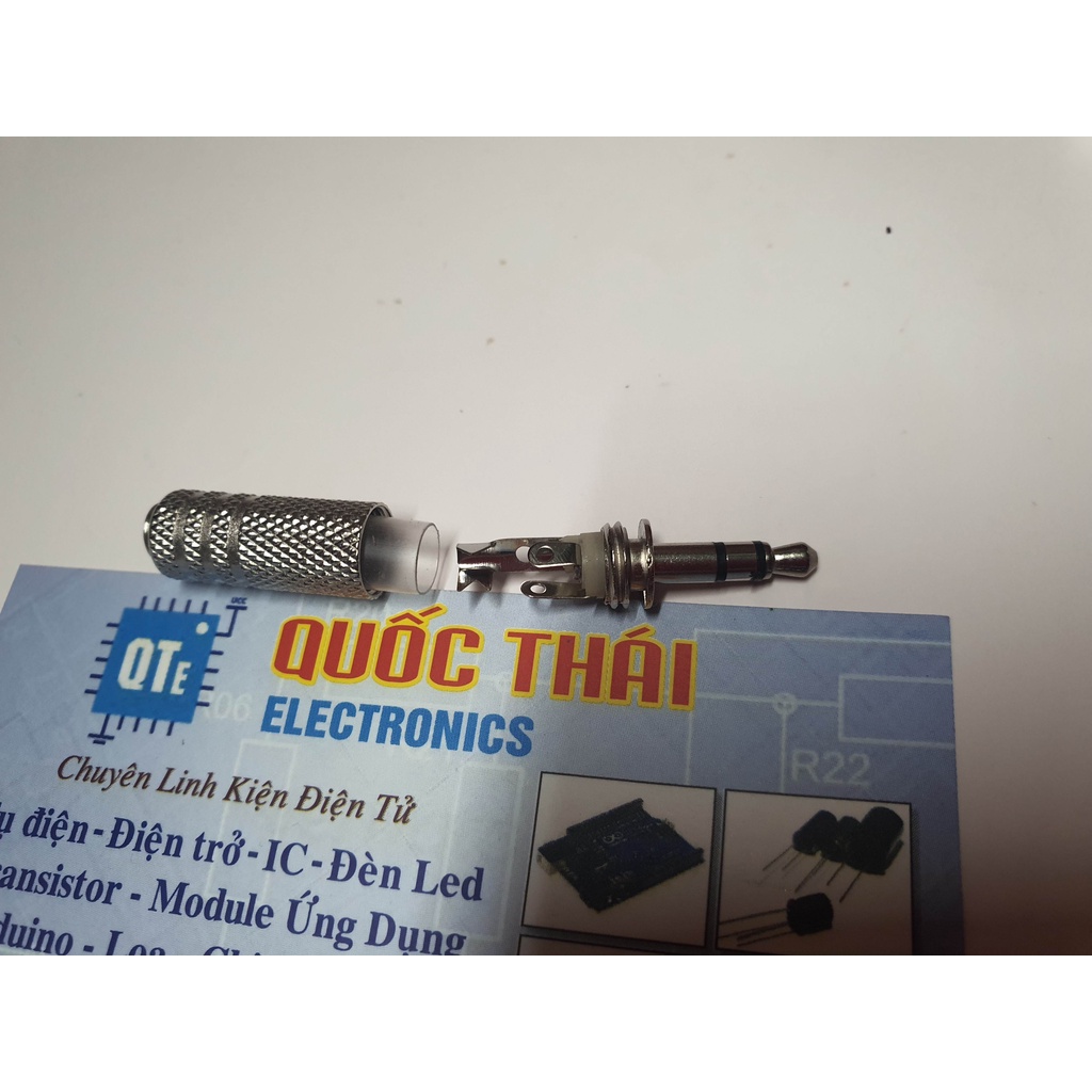 Combo 3 jack 3.5 đực vỏ kim loại
