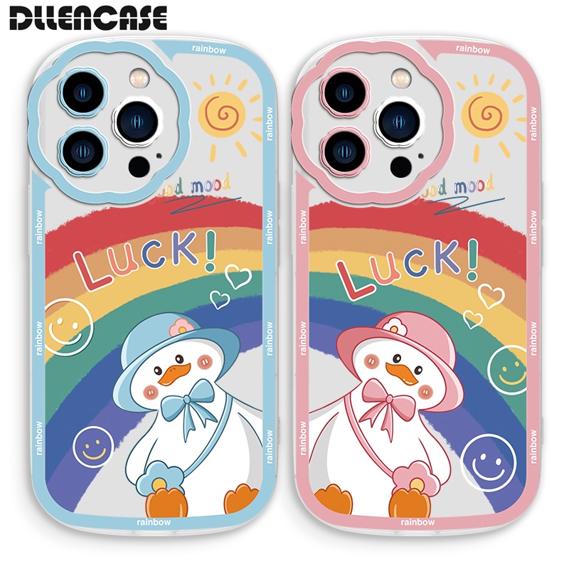 Dllencase Ốp Điện Thoại Silicon Mềm Chống Sốc For iPhone 14 13 Pro Max X / XS / XR 11 / 12 / 13 / Pro / Pro Max C016 / C017