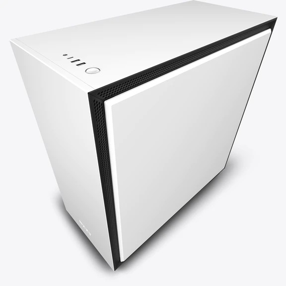 Vỏ Case Máy Tính NZXT H710i Màu Trắng Sần