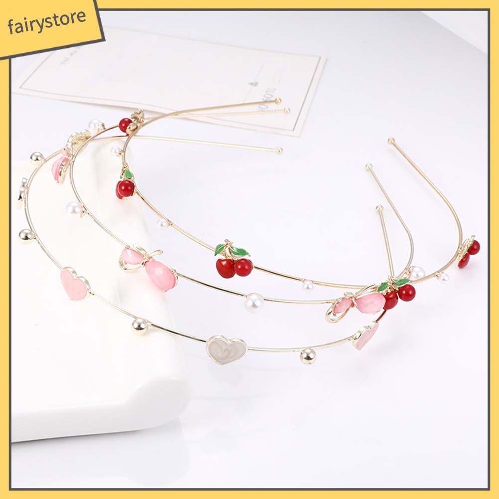 Băng Đô Cài Tóc Hình Sao Biển Phối Ngọc Trai Giả Dễ Thương Cho Nữ