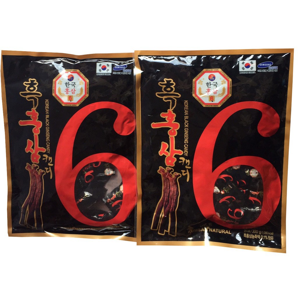 Kẹo Hồng Sâm, Hắc Sâm Kumsam Ginseng Candy