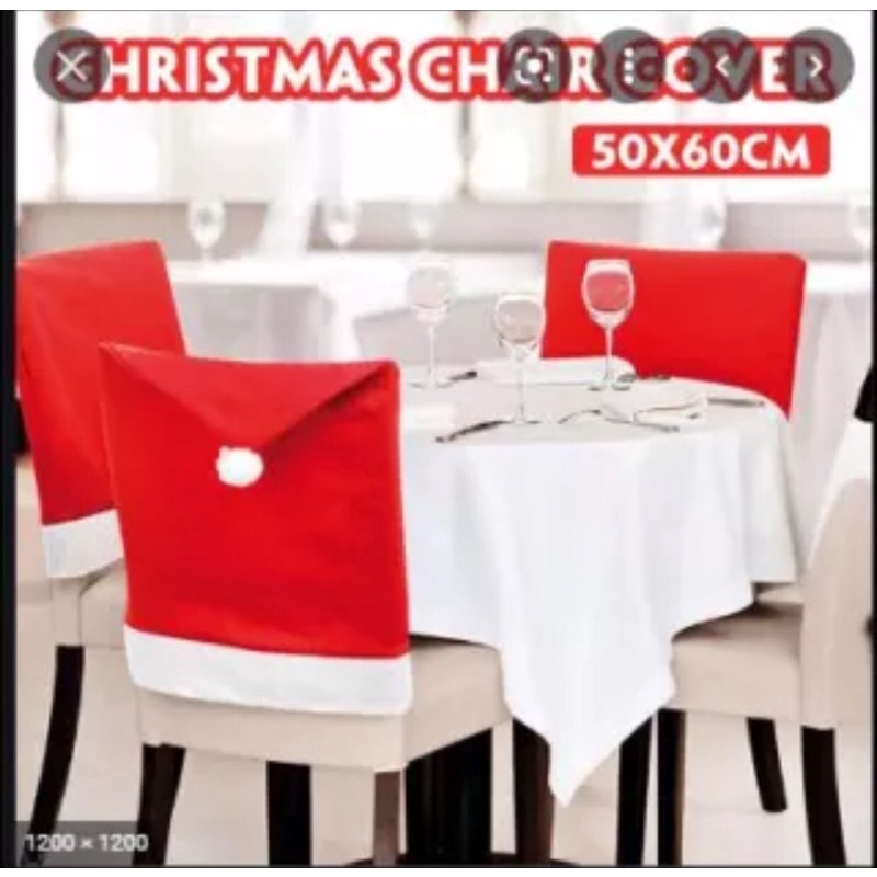 Mũ Giáng Sinh bọc ghế- 1 chiếc dành cho người cô đơn nhưng mãi yêu cuộc sống (50x60)