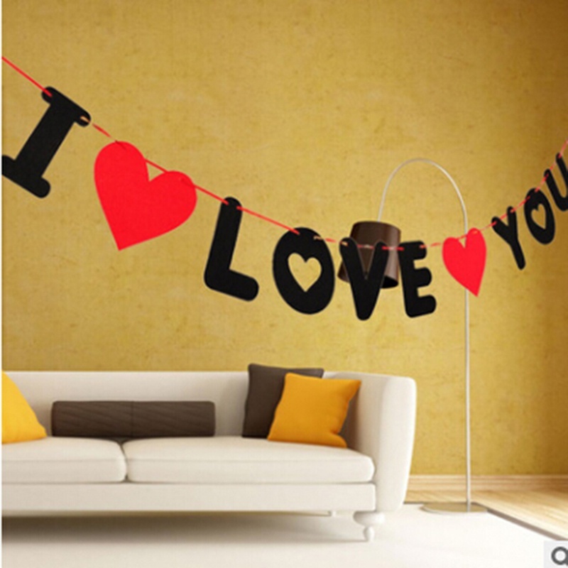 Dây Treo Trang Trí Chữ I Love You