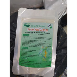 1kg BỘT RỬA MẶT NHÂN SÂM & TINH THỂ LẠNH handmade [ 10 túi 100g và tem ]