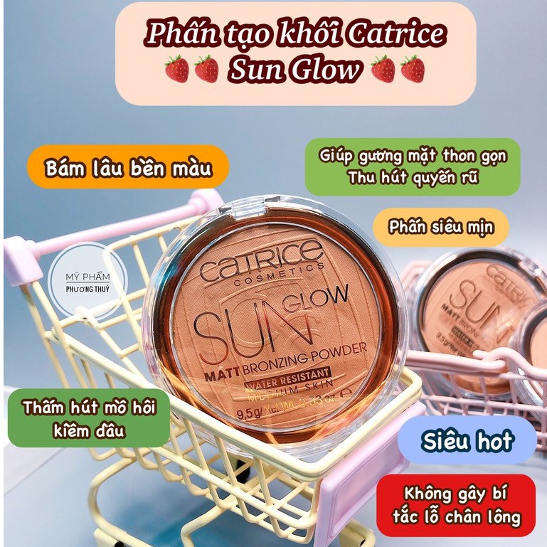 Tạo Khối Sun Catrice Glow giúp gương mặt trở lên thon gọn hơn