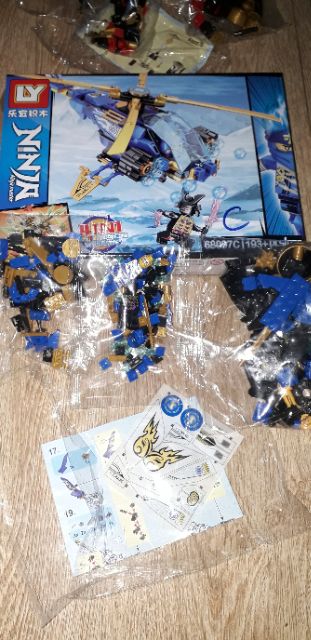Lắp ráp 1 hộp LegoNinja có gần 200 chi tiết 68097 bằng nhựa ABS