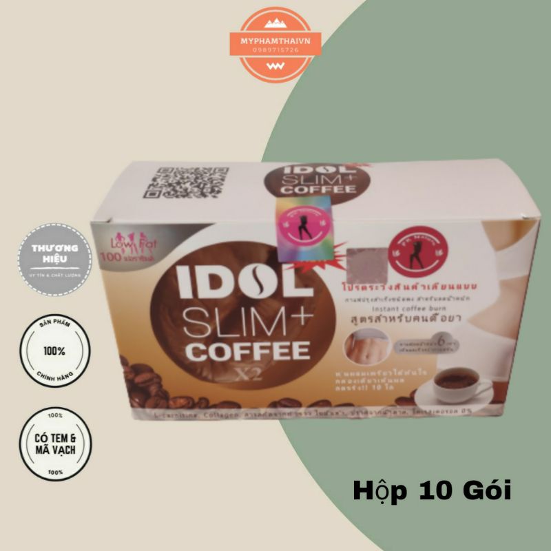 Cà Phê Giảm Cân Idol Slim Coffee Thái lan Giảm Mạnh ( giảm từ 3 - 5kg ) tùy cơ địa mỗi người