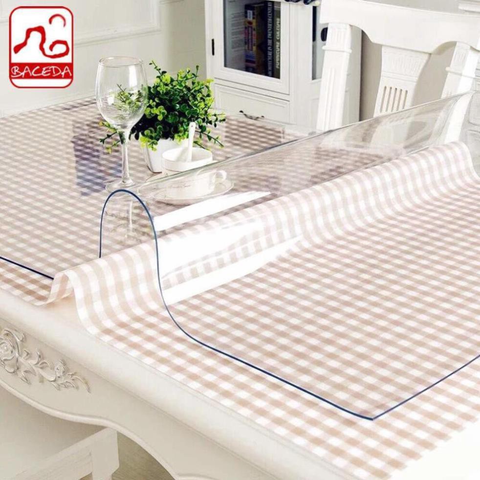 Tấm nhựa dẻo trong suốt trải bàn - tấm kính dẻo trải bàn trang trí dày 1.5mm