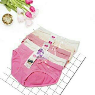 Combo 10 quần lót nữ thun cotton bản vừa