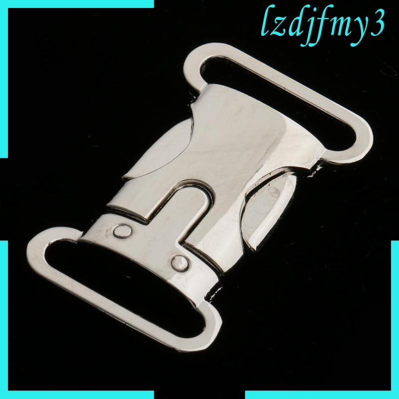 Set 2 Khóa Cài Kim Loại Tháo Gỡ Nhanh Cho Dây Đeo Túi Xách Paracord Làm Thủ Công Lzdjlmy3