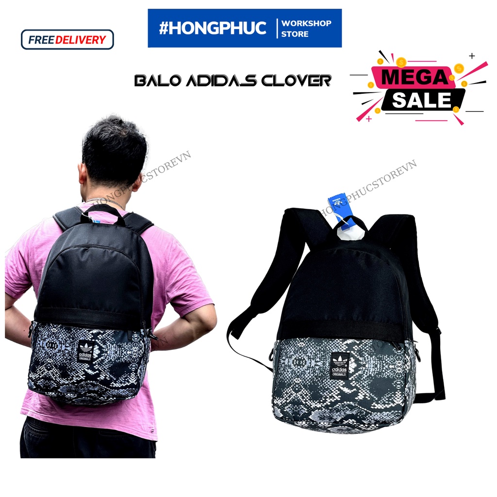 Balo adidas clover snake Originals Backpack (8) [ HONGPHUC ]