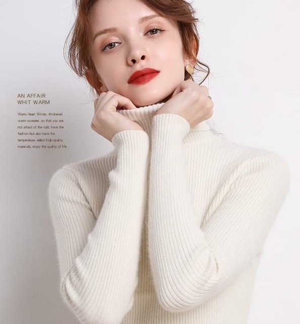 ÁO LEN TĂM CỔ LỌ SIÊU MỀM MỊN | BigBuy360 - bigbuy360.vn