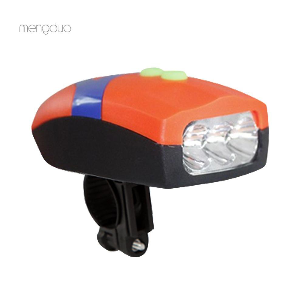 Đèn pha LED tích hợp còi báo tiện dụng cho xe đạp